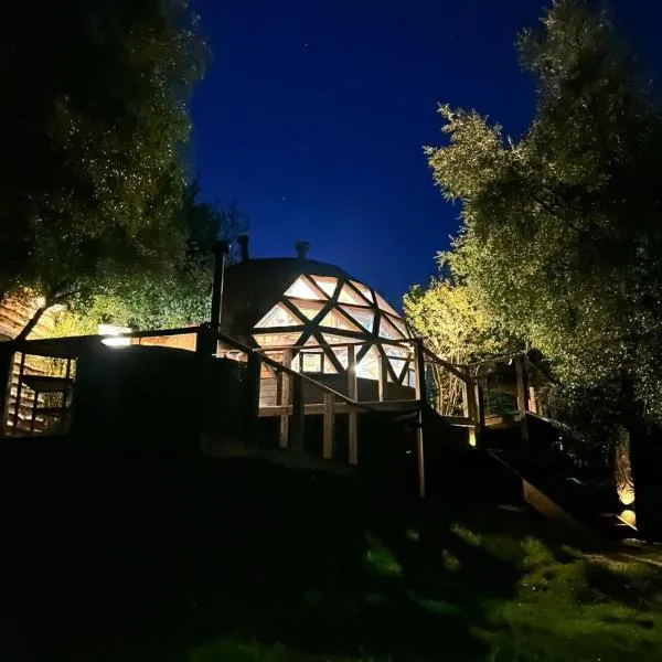 Cabaña Domo Bosque Escondido，位于Recinto的酒店