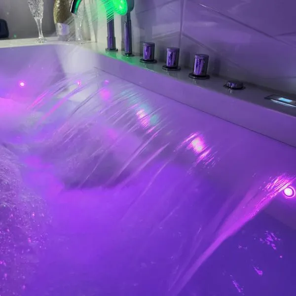 New! Warsaw Luxury Apartment with Jacuzzi and total relax - Warszawski Luksus Jacuzzi i totalny relaks!，位于华沙的酒店