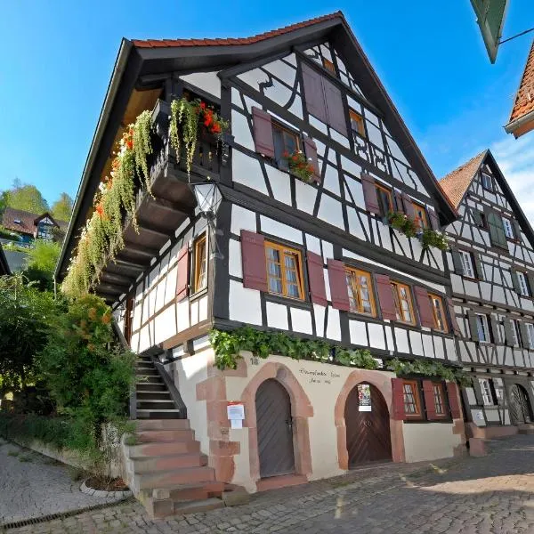 Ferienwohnung im Strumpfweberhaus，位于希尔塔赫的酒店