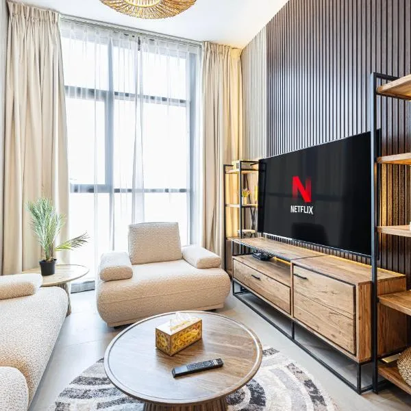 1BR Private Apartment in Al Mamsha - The Nest，位于沙迦的酒店