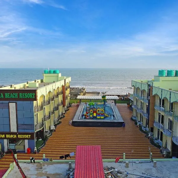 INDIA BEACH RESORT !! FRONT Sea VIEW !!，位于曼达莫尼的酒店