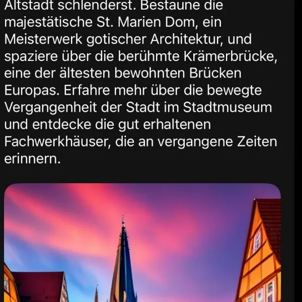 Schlafen in Erfurt- nicht 0815，位于爱尔福特的酒店