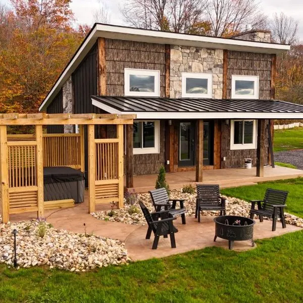 Valley View Resort Cabin #4, 2-Bed, Modern-Luxury with Hot Tub in Canaan Valley, WV，位于戴维斯的酒店