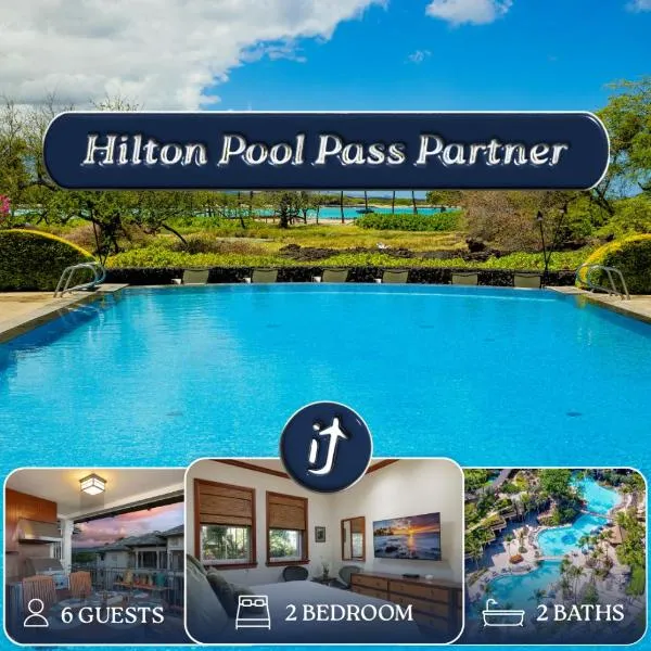 Hilton Pool Pass Included, Kolea - Luxe Penthouse, Walk to Beach，位于瓦克拉的酒店