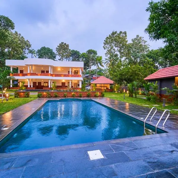 VOYE HOMES Signature Pool Resort Varkala , Just 950 m from Varkala Cliff and Beach，位于Varkala的酒店