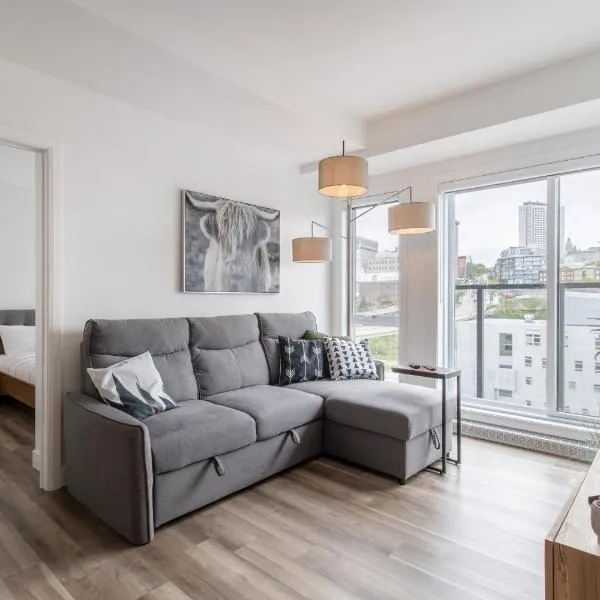 Le Panorama - Parking gratuit - Toit terrasse，位于魁北克市的酒店