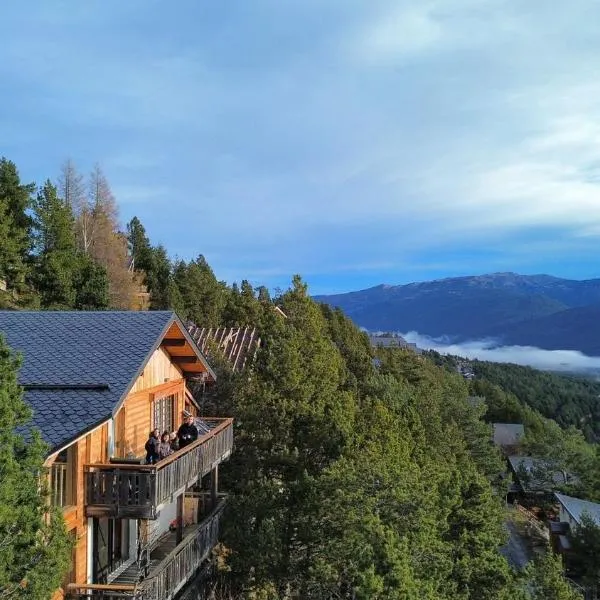 Chalet en cascade Les Angles vue Panoramique，位于安格勒的酒店