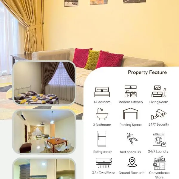 ZieHomestay at PICC BoraOmbak Marina Equestrian Putrajaya，位于普特拉贾亚的酒店