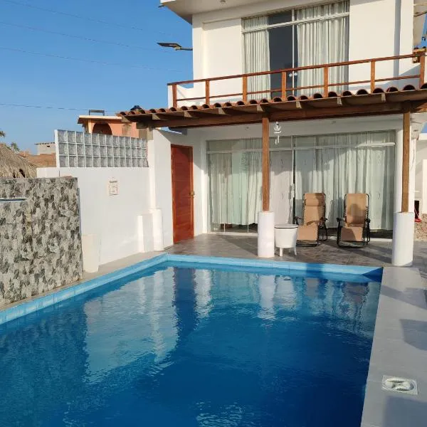 HOUSE WHITE VICHAYITO BEACH，位于维加伊托的酒店