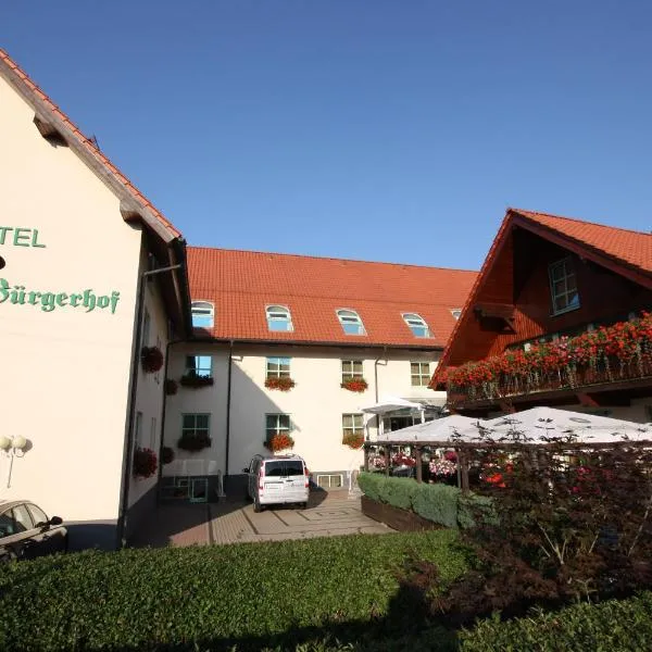 布尔格霍夫酒店，位于Langenchursdorf的酒店