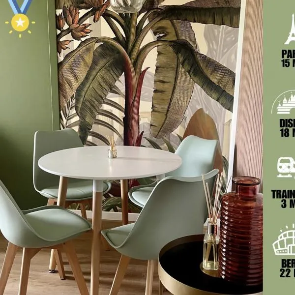Appartement proche Paris, Disney, Cité Descartes, Centrex，位于马恩河畔尚的酒店