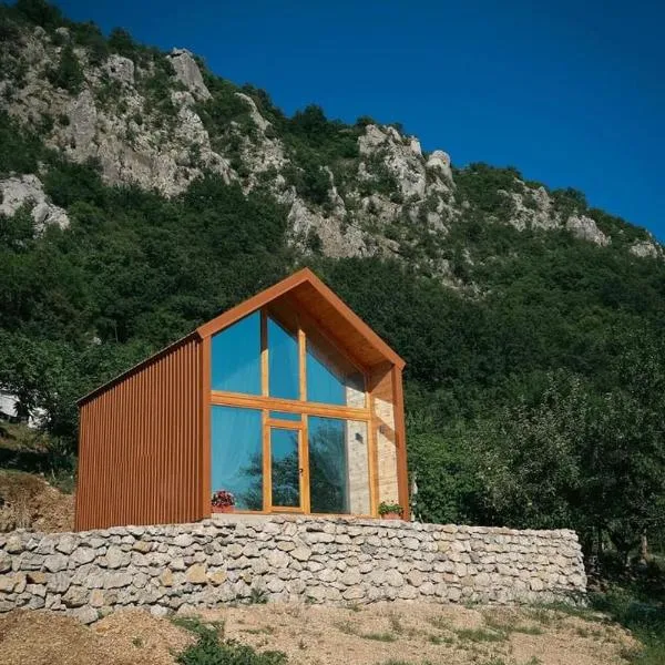 Ostrog Wood House，位于Železnička Stanica Dabovići的酒店