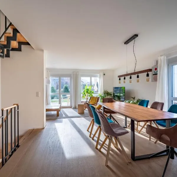 LIBORIA: Stylisches Haus; Sauna ; 4min zum See，位于施塔弗尔湖畔塞豪森的酒店