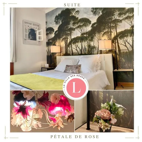 La Villa des Roses Gîte Chambres d'hôtes Piscine chauffée，位于吕松的酒店