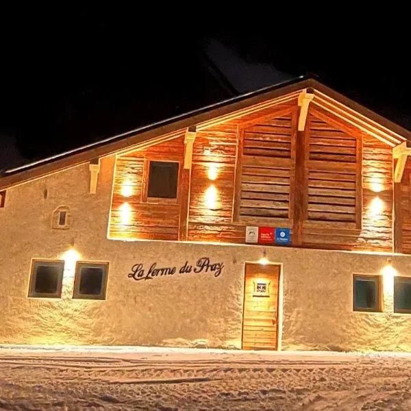 La Ferme du Praz，位于莱孔塔米讷蒙茹瓦的酒店