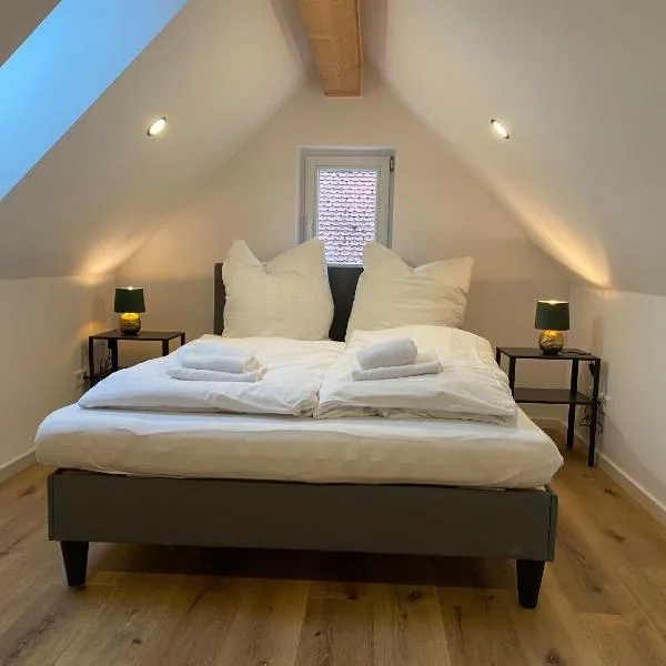 Dach-Apartment am Schloss - Claycation，位于马克特布赖特的酒店