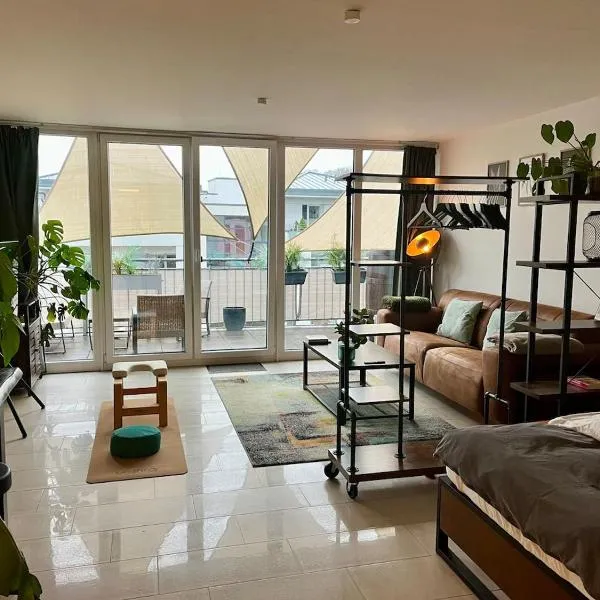 Penthouse-Apartment am Schloss，位于布吕尔的酒店