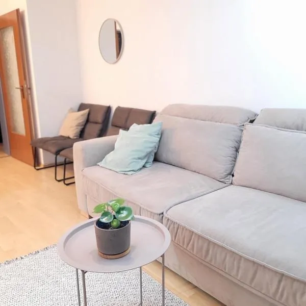 Zentrale 2 Zimmer-Wohnung mit Balkon，位于Bayreuth的酒店