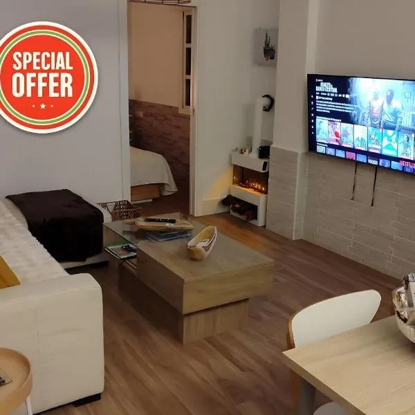 Apartamento EL REAL - Espartinas - SEVILLA，位于大桑卢卡尔的酒店