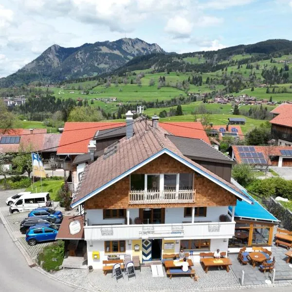 Berggasthof Sonne Allgäu，位于博尔斯特尔朗的酒店