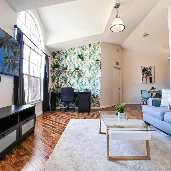 New APT 15Min Drive Disney and Airport - Parks KingBed Pets，位于基西米的酒店