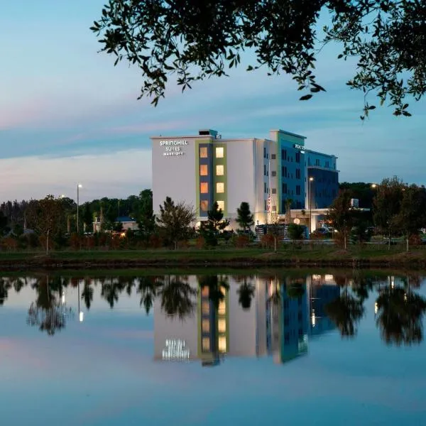 SpringHill Suites by Marriott Tampa Suncoast Parkway，位于兰奥莱克斯的酒店