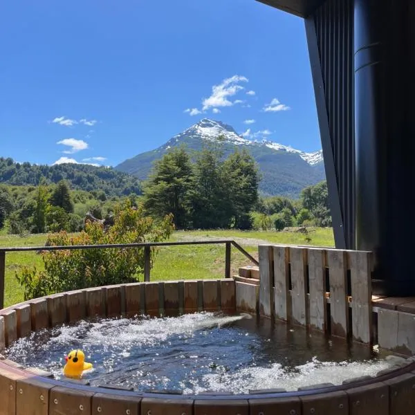 Aysén Lodge - Cabaña con Tinaja，位于Puerto Dunn的酒店