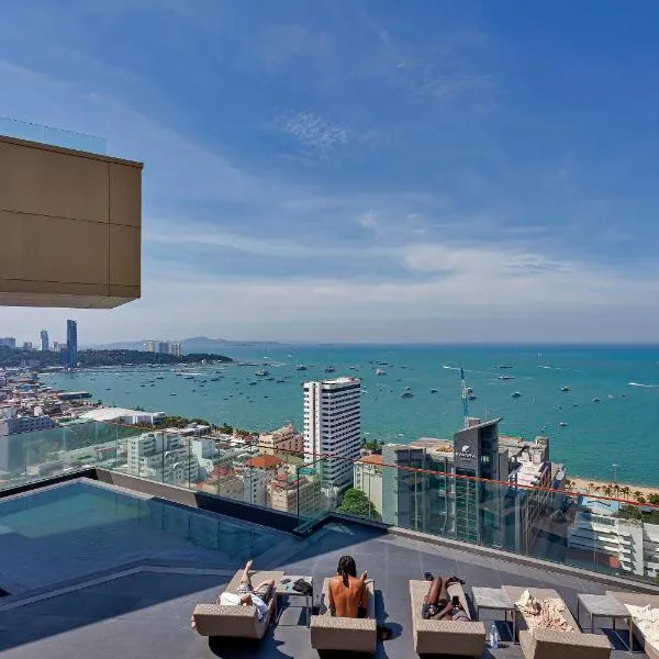 Edge Central Pattaya Sea view High Floor 23,26，位于芭堤雅市中心的酒店