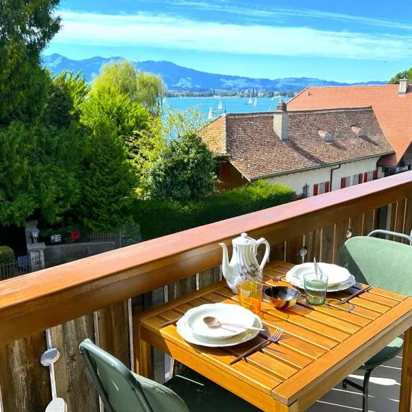 SwissHut Stunning Views Alps Lake - Apart. Staat 22，位于图恩的酒店