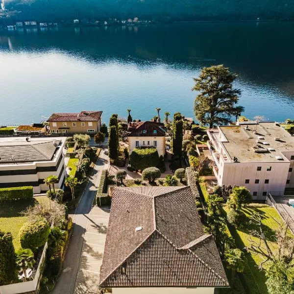 Morcote Limone Suite mit traumhafter Seesicht，位于莫尔科泰的酒店