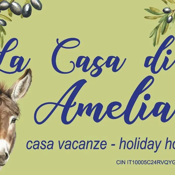 La casa di Amelia，位于Borzonasca的酒店