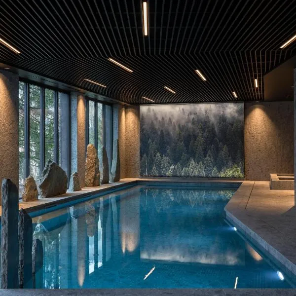 小屋公园酒店，位于梅杰夫的酒店