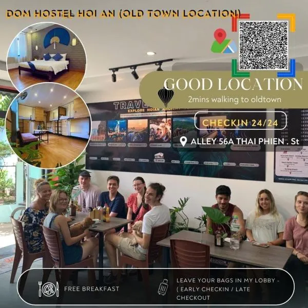 Dom Hostel Old Town Hoi An，位于会安的酒店