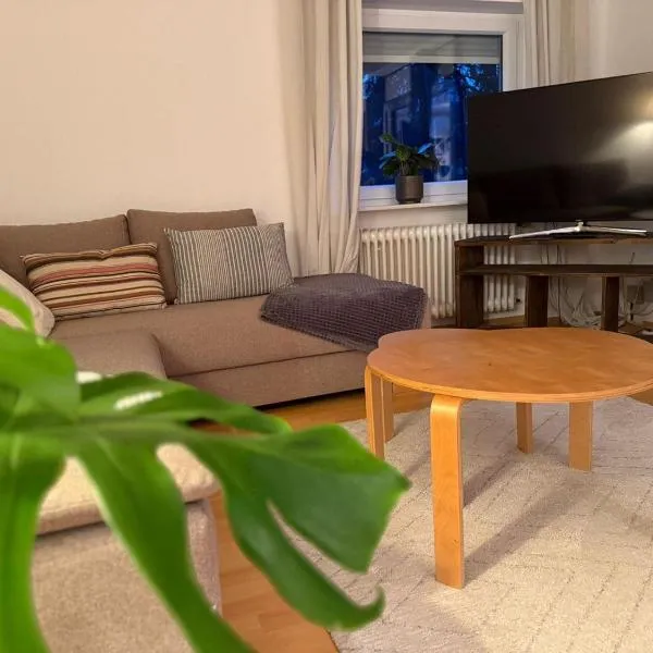 Voll ausgestattete, helle Ferienwohnung auf 80 qm，位于Wutöschingen的酒店