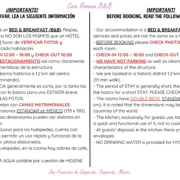 Casa Rosanna，位于坎佩切的酒店