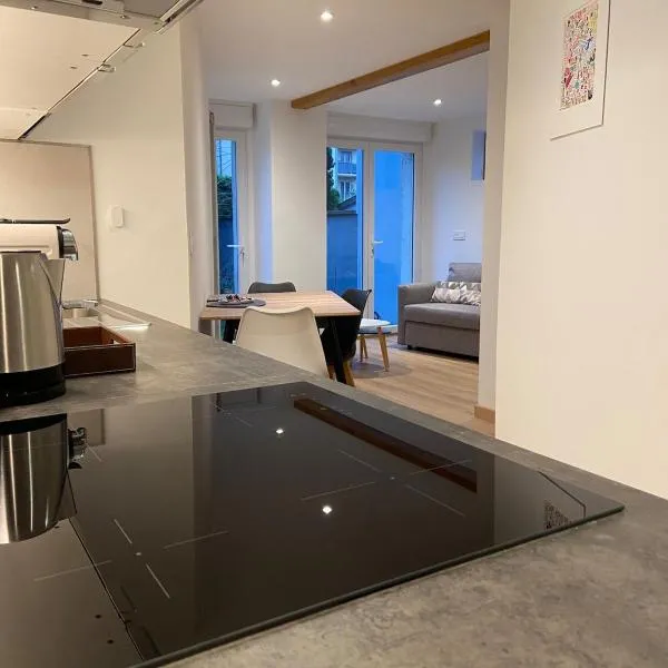 Nice new studio fully equipped with parking space，位于伊尔基希-格拉芬斯塔登的酒店