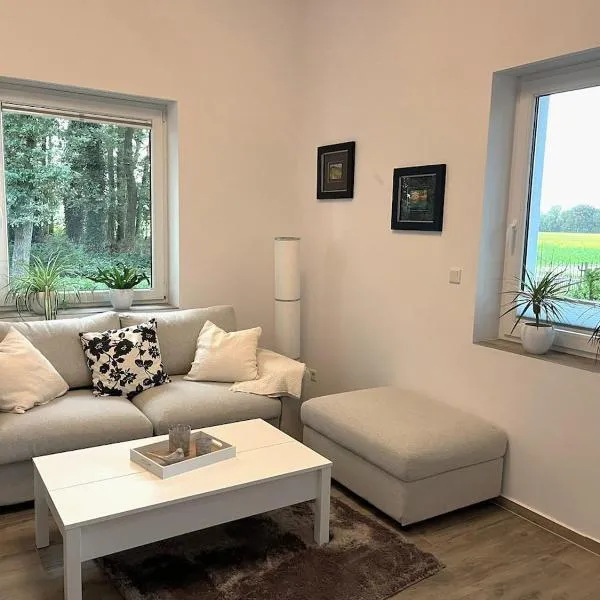 sanierte ruhige Wohnung in der Natur mit Küche，位于韦特林根的酒店
