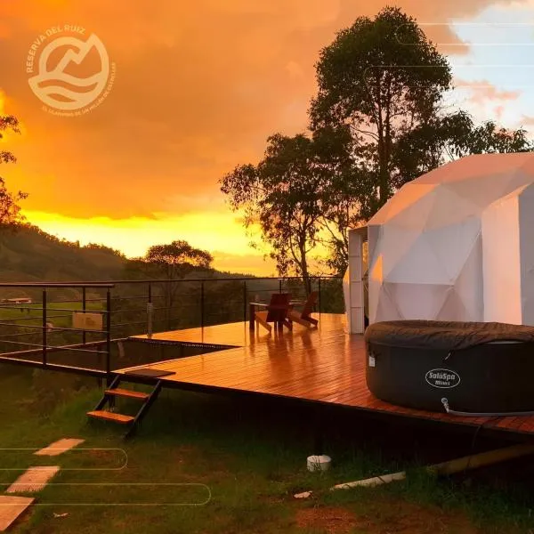 Glamping Reserva del Ruiz，位于Villamaría的酒店
