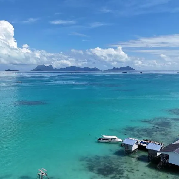 Bigfin water bungalow，位于仙本那的酒店