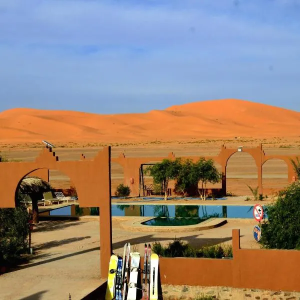 Kasbah Du Berger & Piscine，位于梅尔祖卡的酒店
