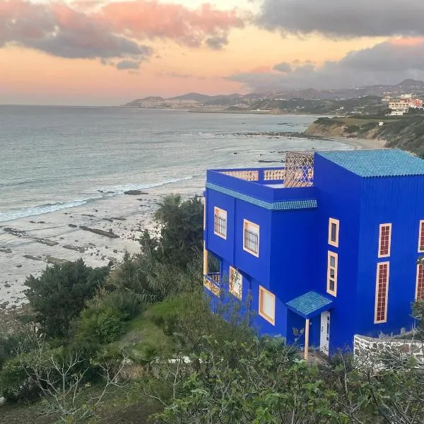 Villa Plage Ksar Sghir，位于Melîyech的酒店