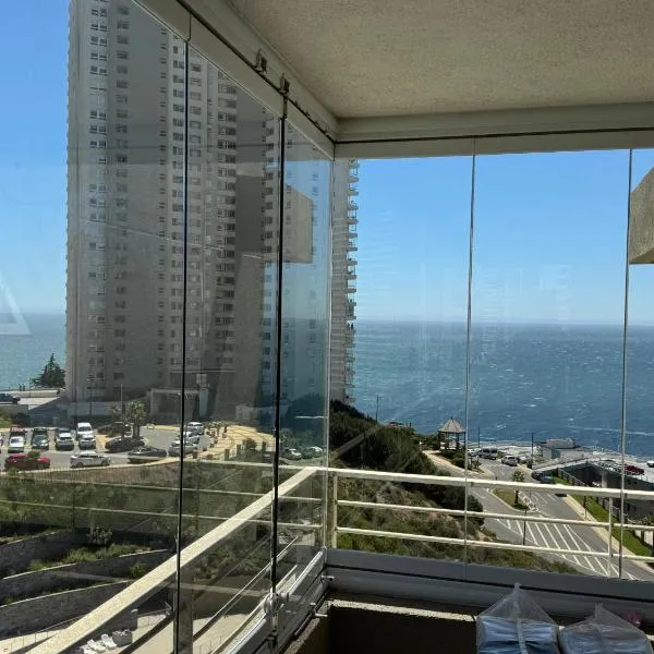 Depto en Concón vista al mar，位于康康的酒店