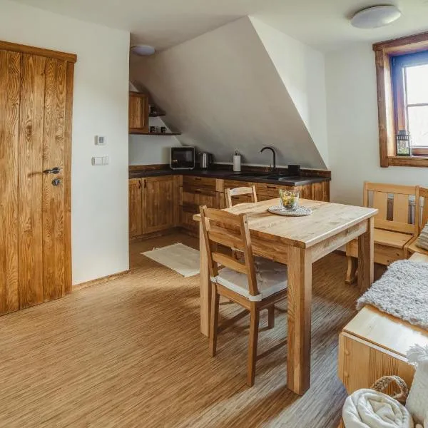 Gajdův Dvůr Restaurace Apartmány Čtyřlůžkový，位于大卡尔洛维采的酒店