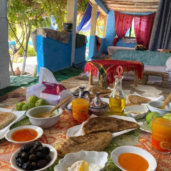 Maison d'hotes oued el Makhazine chez Bilal，位于Mimouna的酒店
