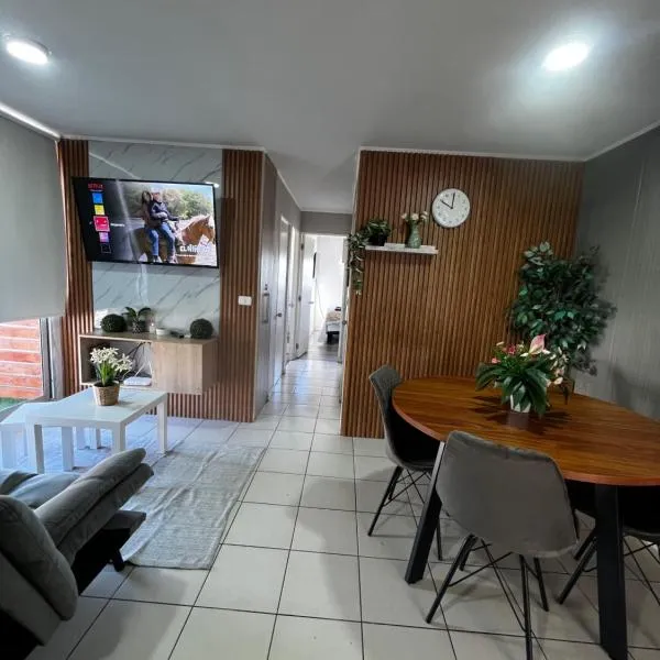 Céntrico y cómodo departamento, aire acondicionado,estacionamiento privado,wifi，位于Rancagua的酒店