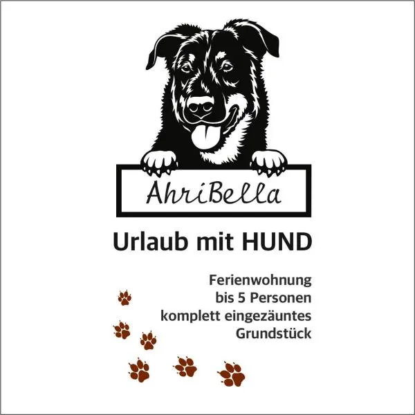 URLAUB mit HUND -Ferienwohnung "AhriBella"-，位于Glowe的酒店