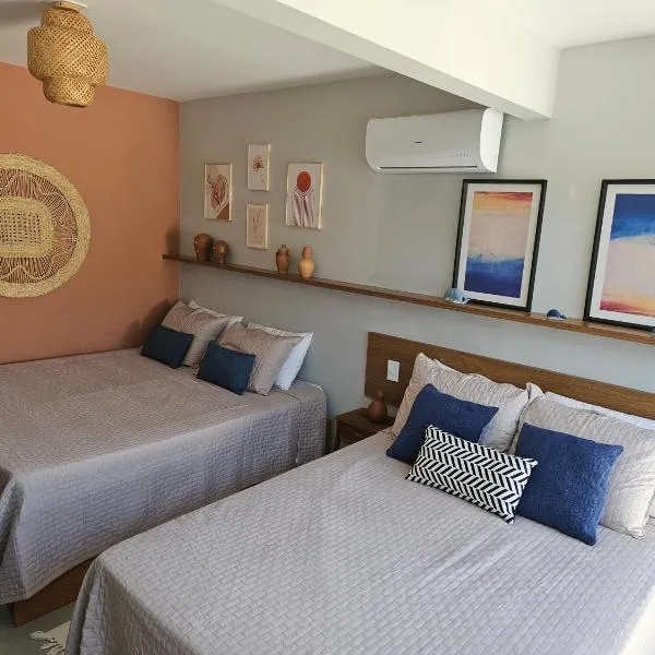 Apartamento Absolute Contemporâneo e piscina com borda infinita，位于莫罗圣保罗的酒店