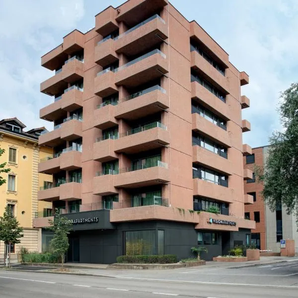 VISIONAPARTMENTS Lugano - contactless check-in，位于卢加诺的酒店