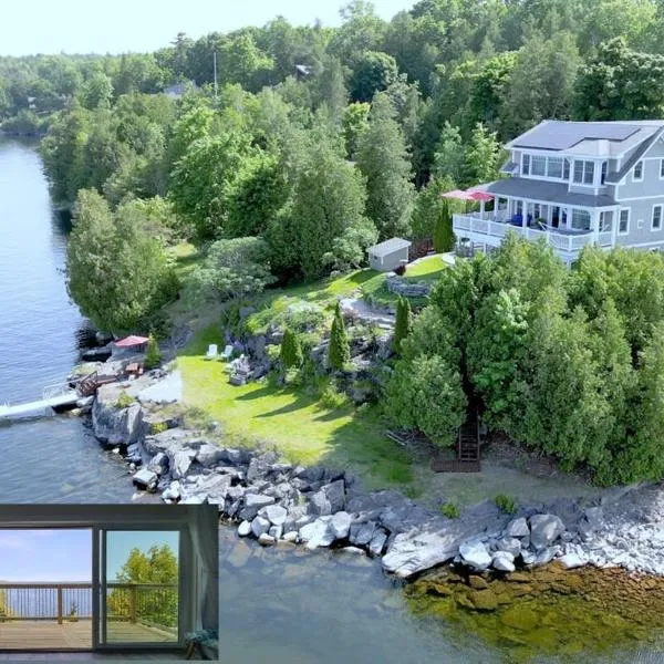 Loza house coastal design unit with lake & mountain views，位于普拉茨堡的酒店