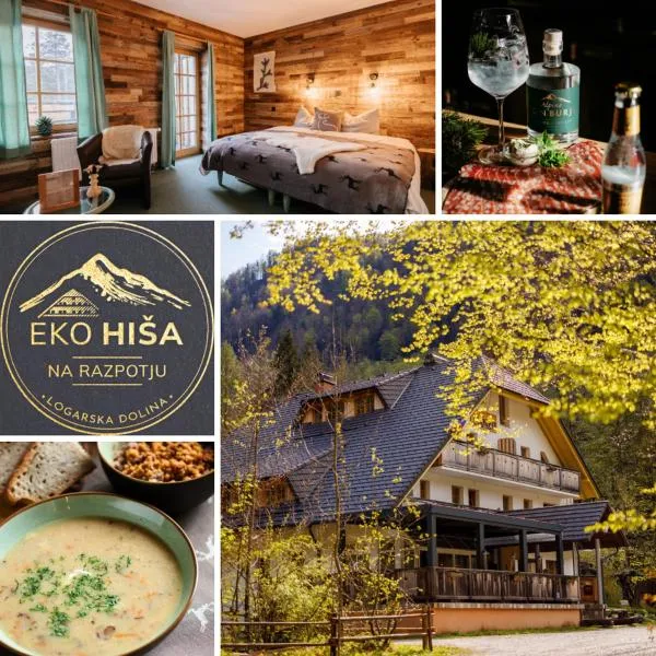 Eko hiša-Eco House Na razpotju，位于Solčava的酒店